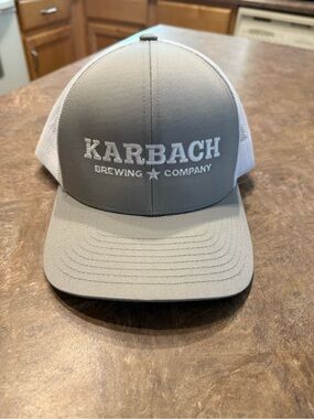 NWOT Karbach Brewing Company Gray Logo Trucker Hat